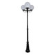 Siena Triple 25cm Spheres Tall Post - Black Finish / E27 Siena Triple 25cm Spheres Tall Post - Black Finish / E27